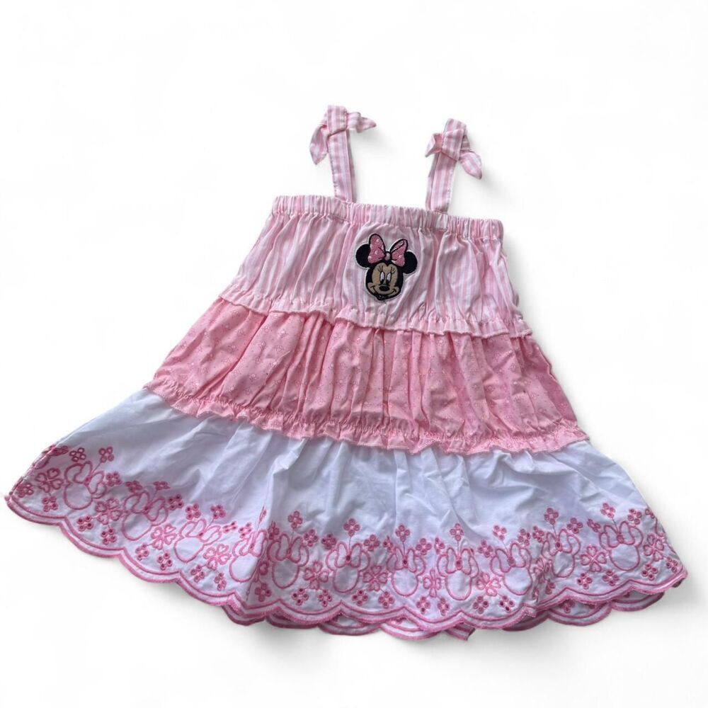 Disney Baby Pink Minnie Mouse Dress Size 6-9 months | Disneyworld kids dress